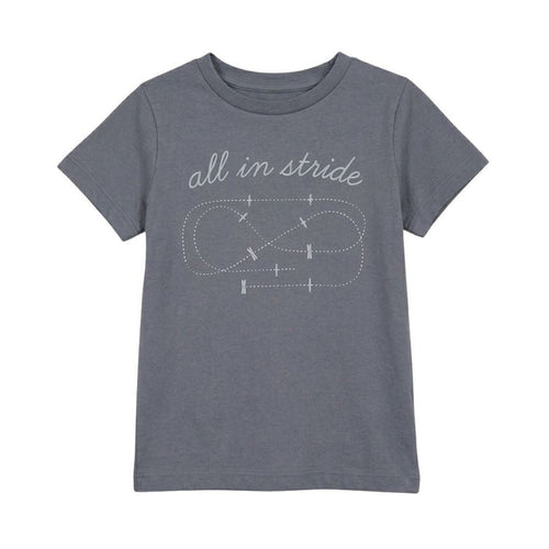 Dapplebay Kids All In Stride Tee-Moonrise
