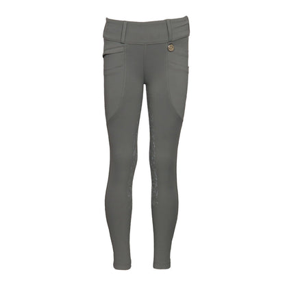 Dapplebay Kids Dragonfly Meadow Silicone Full Seat Tights-Graphite