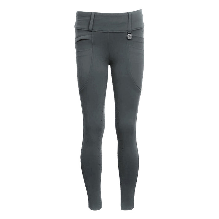 Dapplebay Kids Essential Silicone Full Seat Tights-Graphite