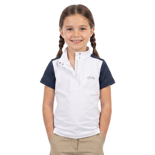 Equine Couture Girls Venta Short Sleeves Competition Shirt