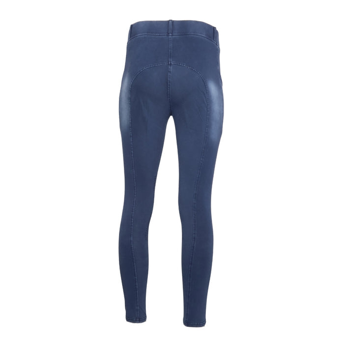 Equine Couture Soft Wash Silicon Knee Patch Tights with Phone Pocket