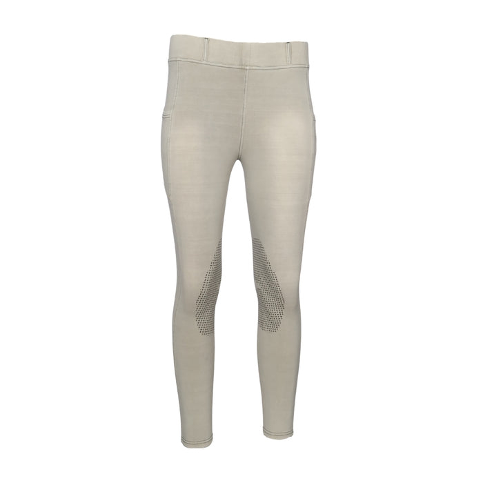 Equine Couture Soft Wash Silicon Knee Patch Tights with Phone Pocket