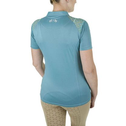 Equine Couture Women Daisy Printed Smyrna Sport Shirt