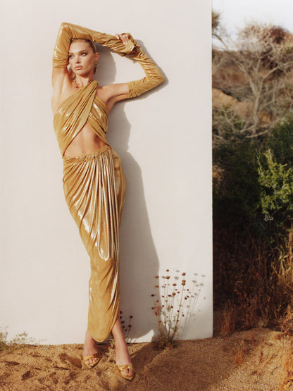 Amina Skirt (Gold) (Final Sale)