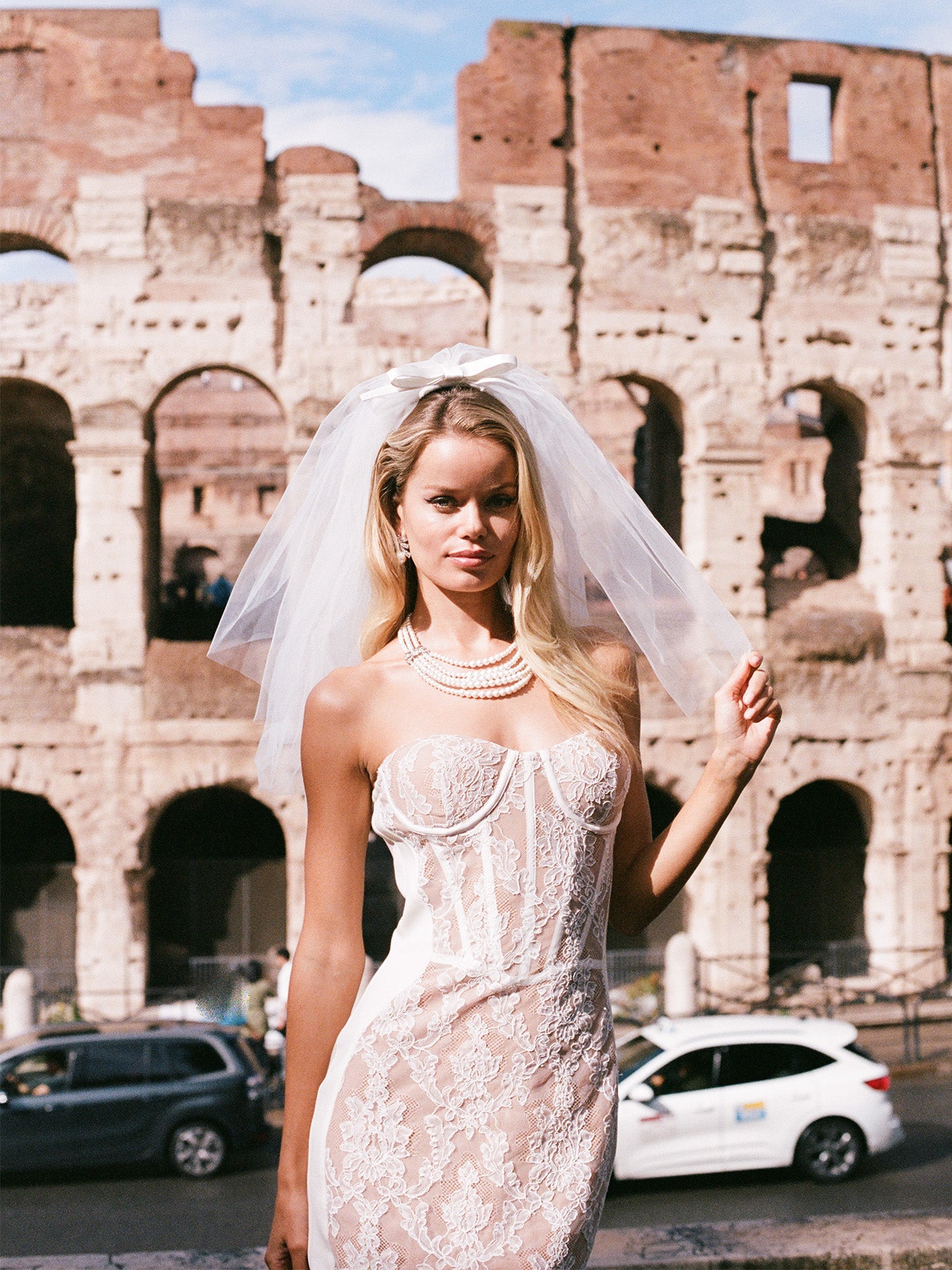 Elsa Lace Dress (White) (Final Sale)