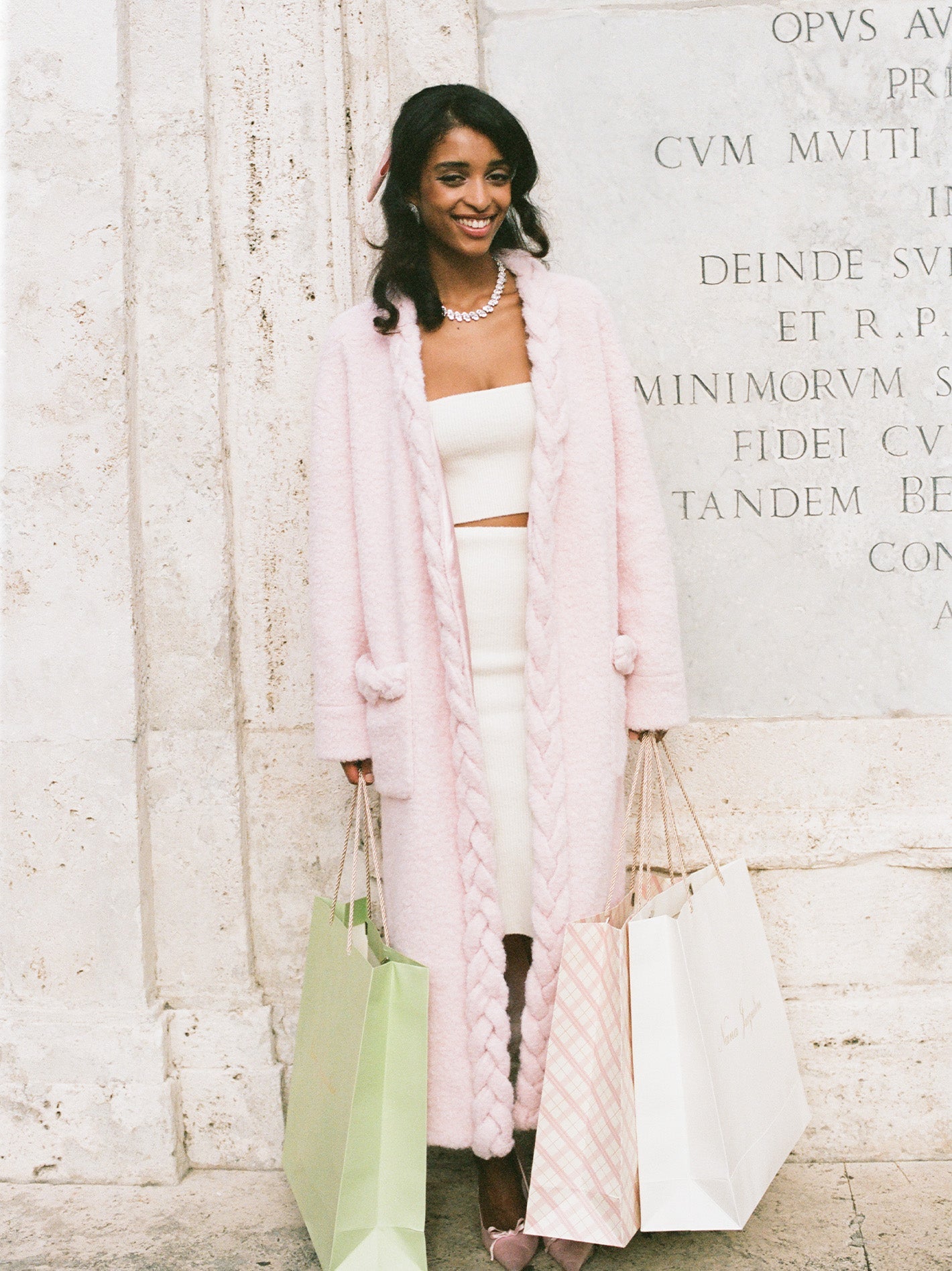 Elsa Coat (Pink) (Final Sale)
