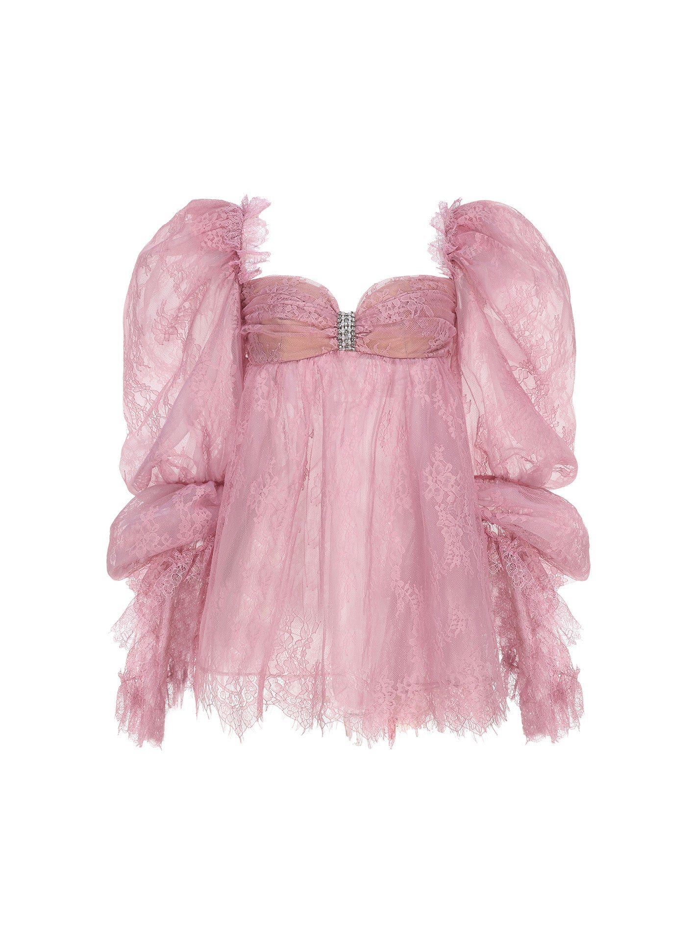 Bianca Lace Dress (Pink/Purple) (Final Sale)