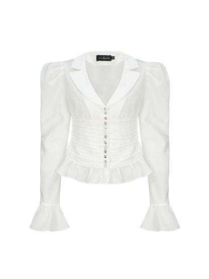 Emilia Top (White) (Final Sale)