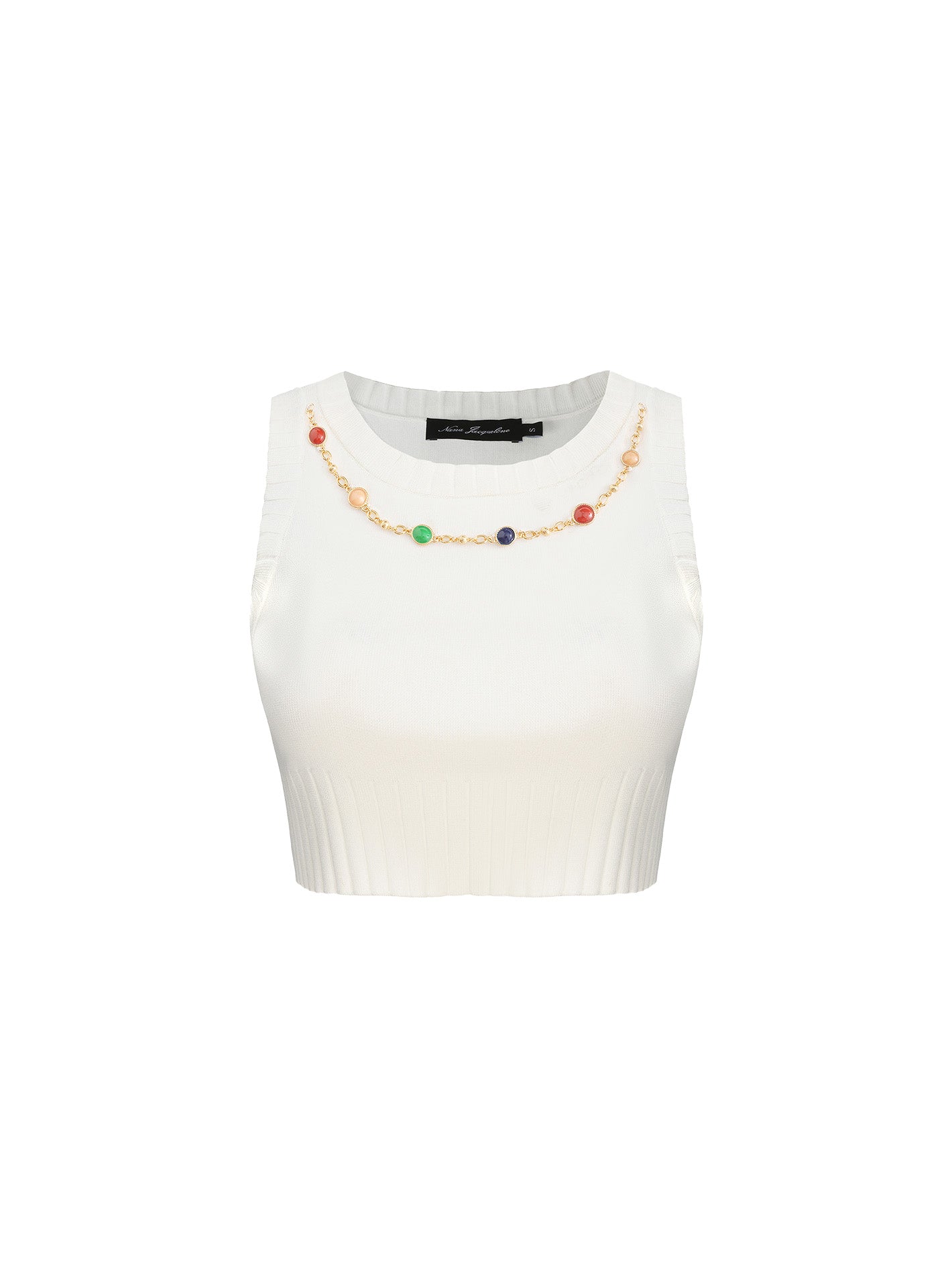 Kennedy Knit Top Set (White) (Final Sale)