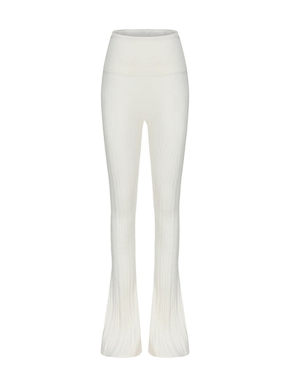 Janelle Knit Pants (White) (Final Sale)