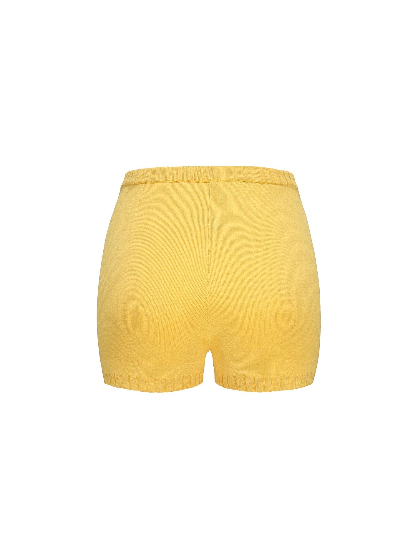 Kennedy Knit Shorts (Yellow) (Final Sale)