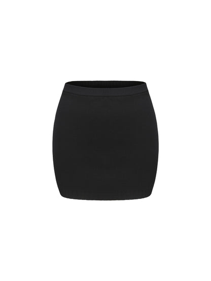Kennedy Knit Skirt (Black) (Final Sale)