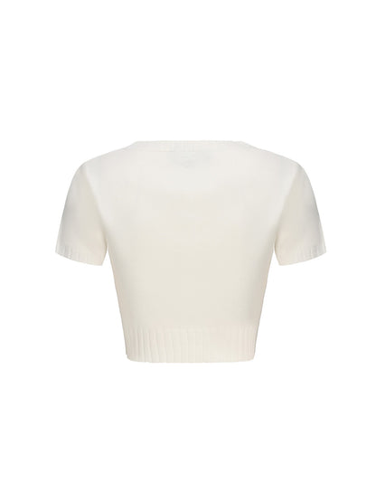 Kennedy Knit Top Set (White) (Final Sale)