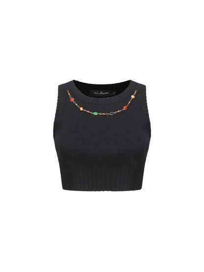 Kennedy Knit Top Set (Black) (Final Sale)