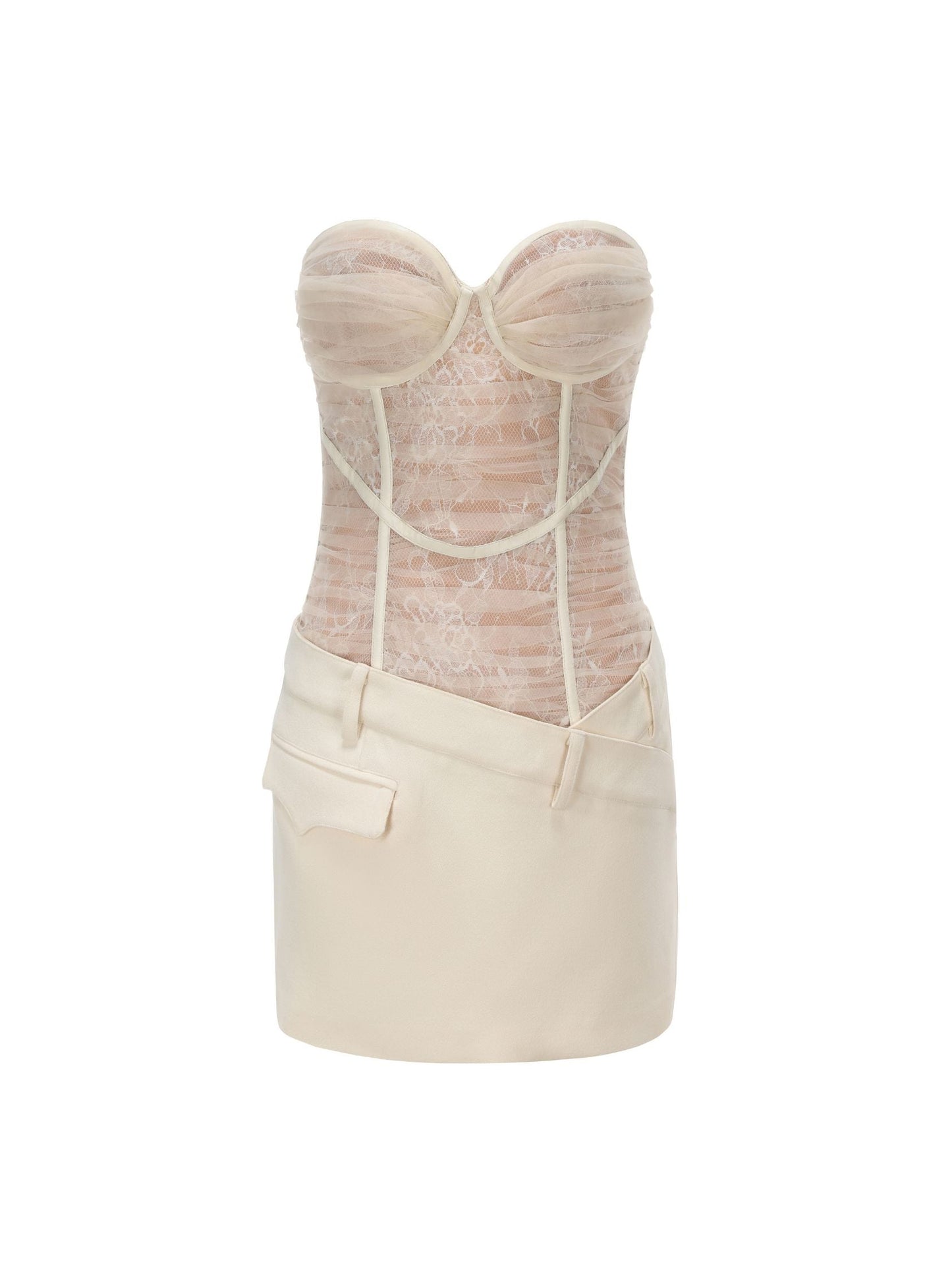 Jane Lace Dress (White) (Final Sale)