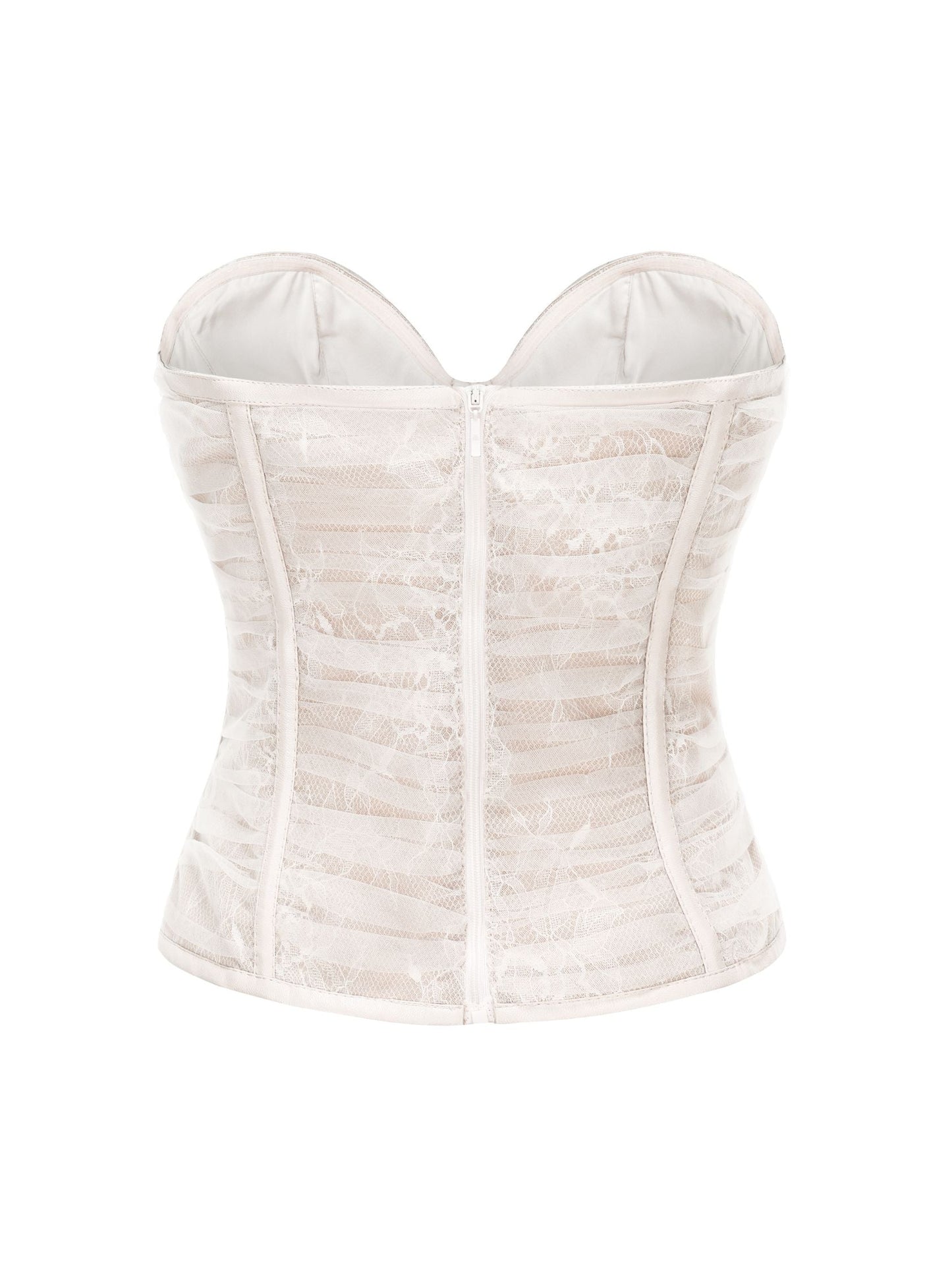 Cara Bustier Top (Off-White) (Final Sale)