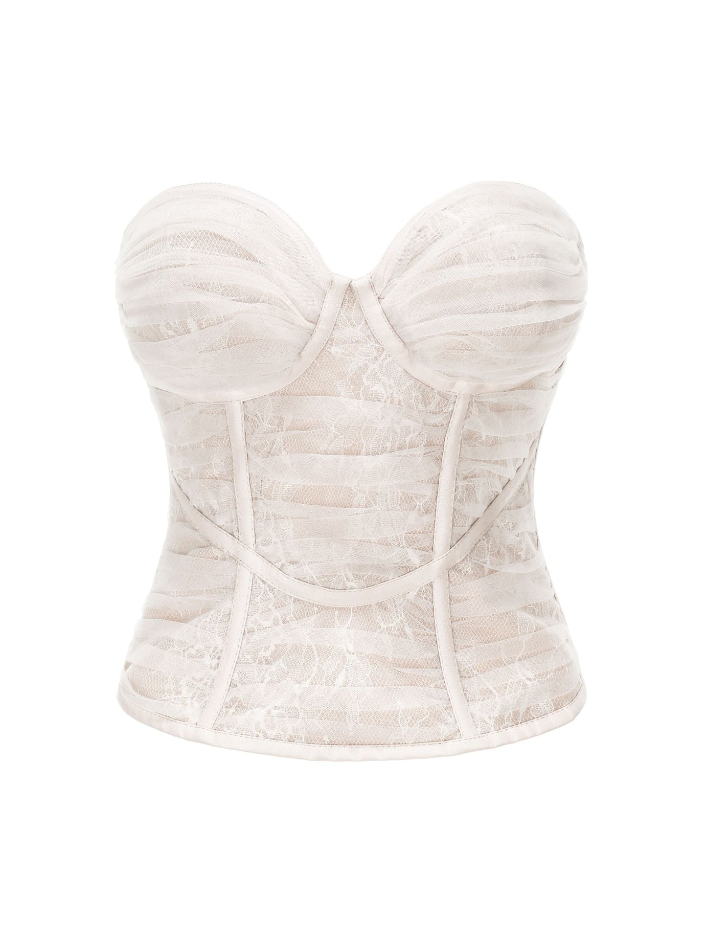 Cara Bustier Top (Off-White) (Final Sale)