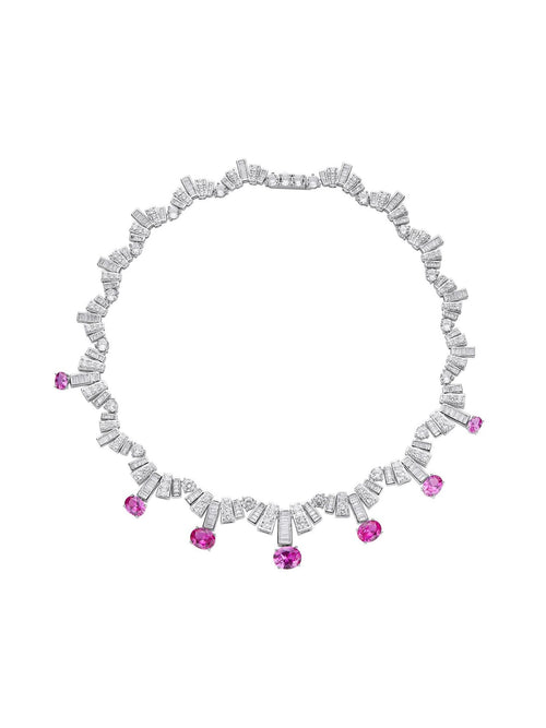 Keira Necklace (Pink) (Final Sale)