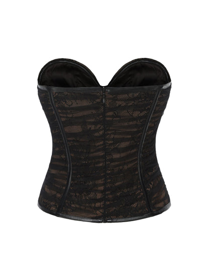 Cara Bustier Top (Black) (Final Sale)