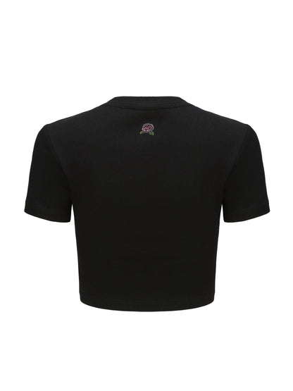 Elle Baby Tee (Black) (Final Sale)