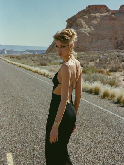 Chiara Dress (Black) (Final Sale)