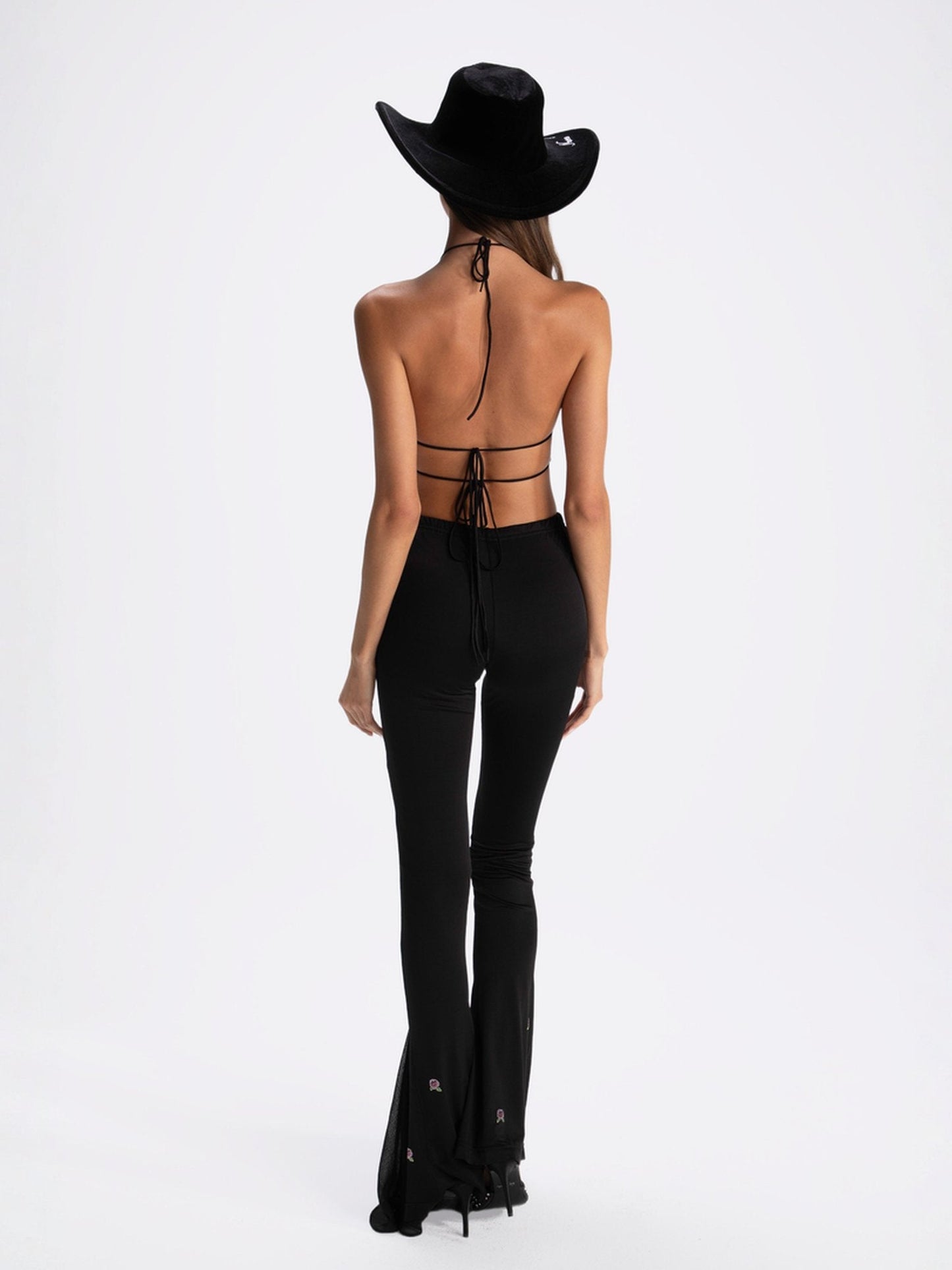 Mara Rose Pants (Black) (Final Sale)