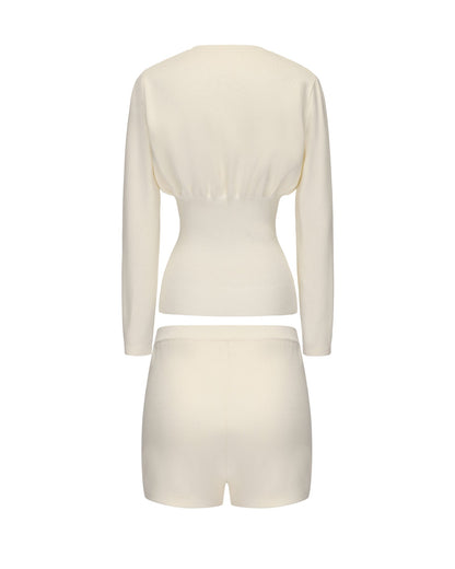 Naomi Knit Set (White) (Final Sale)