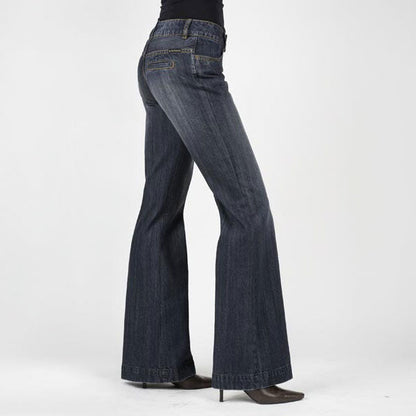 Stetson Women's 214 Dark Wash City  Long Trouser