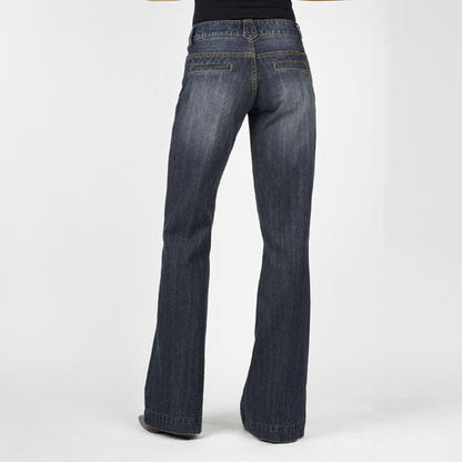 Stetson Women's 214 Dark Wash City  Long Trouser