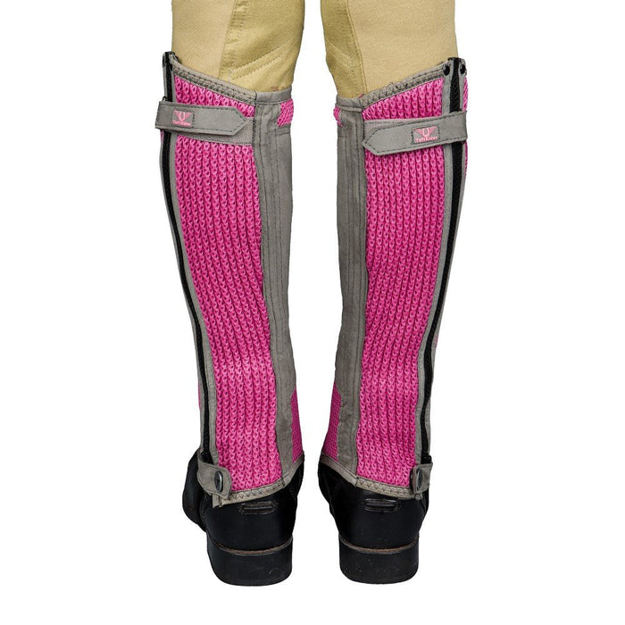 TuffRider Children's Double Up Air Mesh Half Chap and Glove Set - Breeches.com