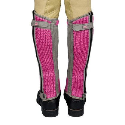 TuffRider Children's Double Up Air Mesh Half Chap and Glove Set - Breeches.com