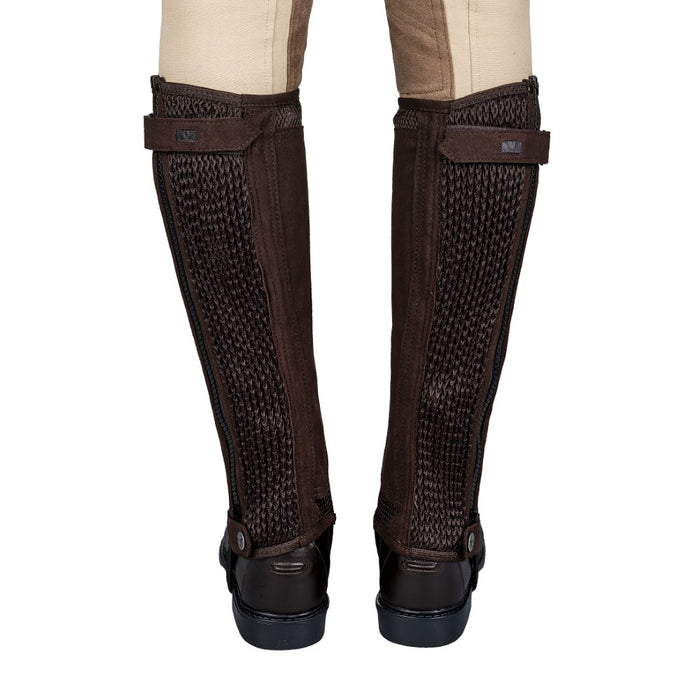 TuffRider Ladies Double Up Air Mesh Half Chap and Glove Set - Breeches.com