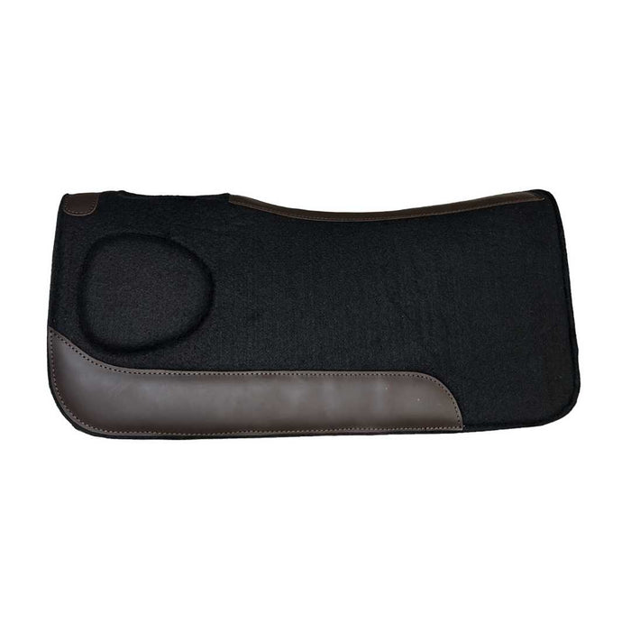 TuffRider Zenith Ease Black Polyester Felt Saddle Pad-3/4"